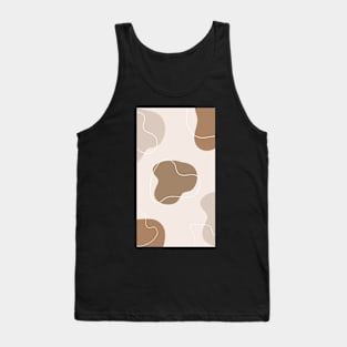 Serenity in Shapes: Aesthetic Abstract Watercolors Tank Top